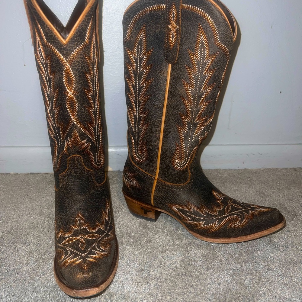 Lane lexington leather boots size 7.5
